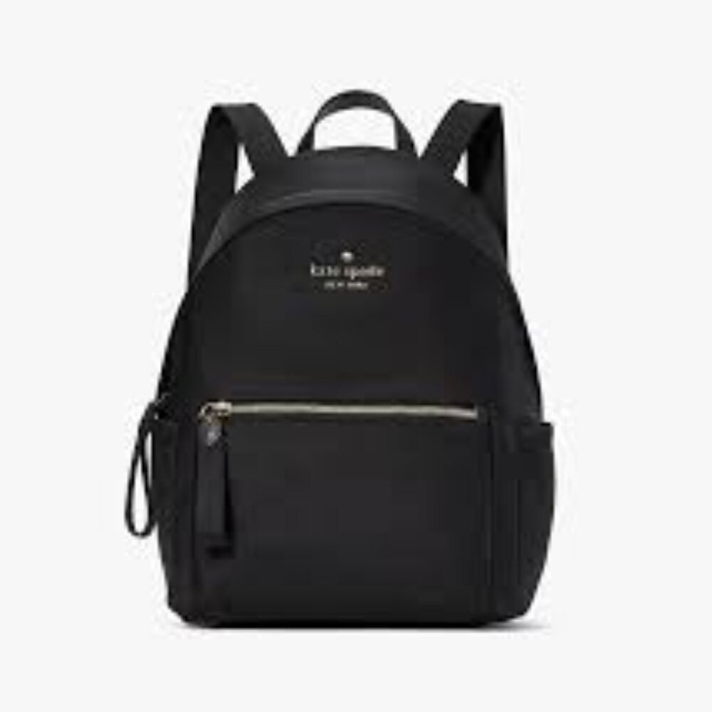 BNWT Black Kate Black Spade Medium Backpack . Retails $299.99